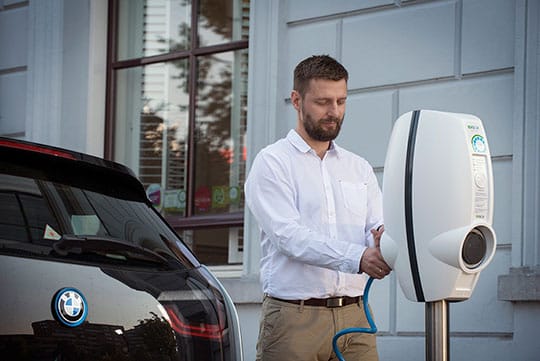 Electric Vehicle charging box