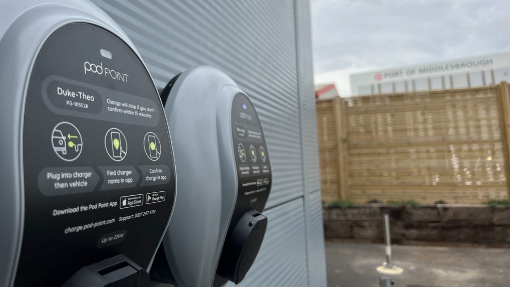 Pod Point duke EV charging point
